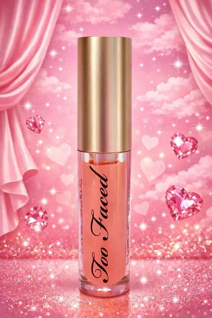 Too Faced - Lip Gloss - Shade: Naked Dolly - Travel Size - 0.05 oz/ 1.5 g